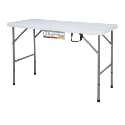 Abbildung von Floordirekt Klapptisch 3 teilig, Tapeziertisch klappbar, Multifunktionstisch Camping Tisch, ideal für Outdoor &amp; Zuhause (Fukui)