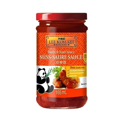 Abbildung von Lee Kum Kee Sweet and Sour Sauce Süß sauer mit Ananassaft 6 x 165 ml