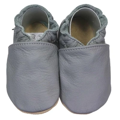 Abbildung von HOBEA Germany Krabbelschuhe für Jungs und Mädchen in verschiedenen Designs 20/21 (12 18 Mon), dunkelgrau