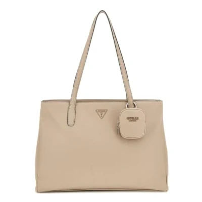 Abbildung von Guess Power PLAY TECH TOTE Shopping Bag, Damen, Größe: One Size, Taupe