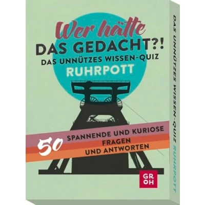 Abbildung von groh Verlag Spiel, Wer hätte Das gedacht?! Unnützes Wissen Quiz Ruhrpott