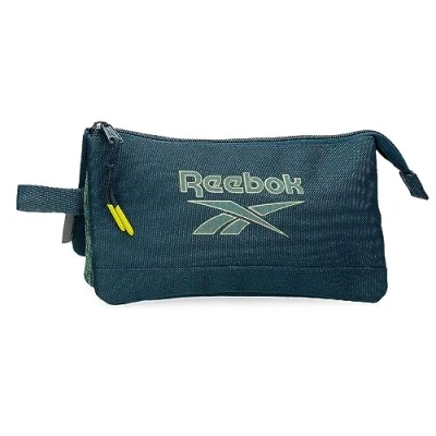 Abbildung von Reebok Summerville Federmäppchen, dreifach, blau, 22 x 12 5 cm, Polyester, Talla única, Dreifach Etui