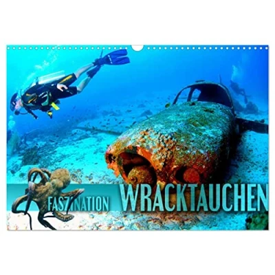 Abbildung von Faszination Wracktauchen (Wandkalender 2025 DIN A3 quer), CALVENDO Monatskalender