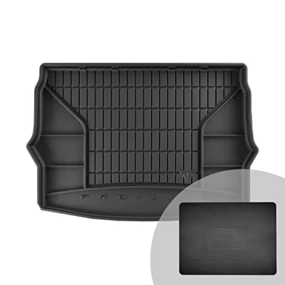 Abbildung von FROGUM ProLine 3D Gummimatte Exklusive Auto Kofferraummatte Kofferraumwanne für Nissan Qashqai II 2013 2021 Bequemer Organiser Die höchsten Kanten