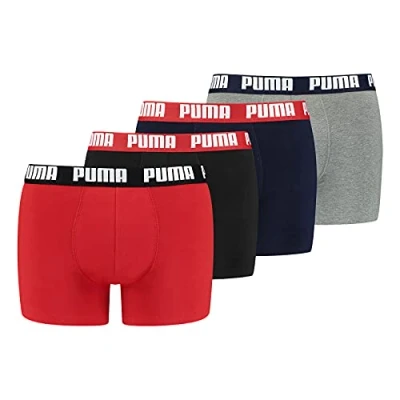 Abbildung von Puma Basic ECOM 4 PACK Panties red, Herren, Größe: Medium, Red