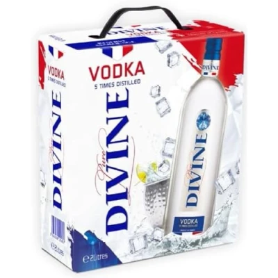 Abbildung von Pure Divine Französischer Vodka aus den Nordvogesen 37.5 Prozent Vol Großpackungen 2 Liter Wodka Bag in Box (1 x l)