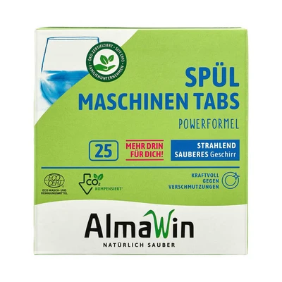 Abbildung von Almawin Spülmaschinen Tabs 25 Stück Spülmaschinentabs