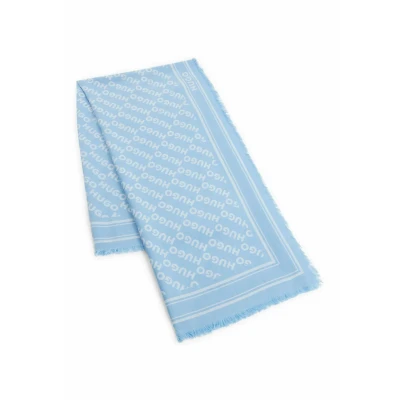 Abbildung von HUGO Alycia Schal, Damen, Größe: One Size, Light blue two