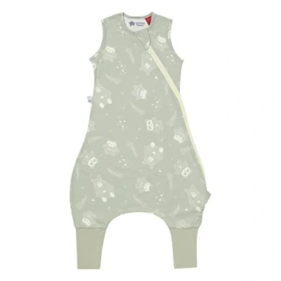 Abbildung von Tommee Tippee Babyschlafsack mit Füßen, The Original Grobag Steppee, Babystrampler, Weiches Gewebe Hohem Baumwollanteil, 18 36m, 2,5 TOG, Woodland Grofriends
