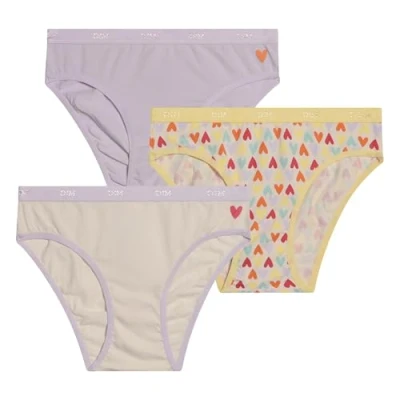 Abbildung von Dim Mädchen Les Pockets Coton Doux Confortable X3 Slips, Hübsches Herz Set, 16 Jahre