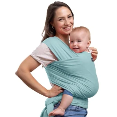 Abbildung von CuddleBug Baby Tragetuch Neugeborene (Mint)