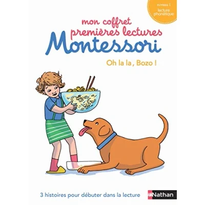 Abbildung von Mon coffret premieres lectures Montessori/Oh la la, Bozo !: 3 histoires pour débuter lecture. Niveau 1
