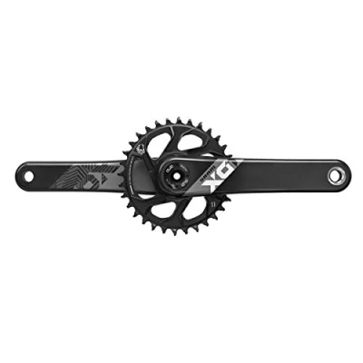 Abbildung von Sram Unisex Erwachsene X01 Eagle Fat Bike Kurbelgarnitur, schwarz, 170mm, 32T, Boost Variante