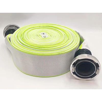Abbildung von 3 Zoll B 75 30 Meter Industrieschlauch Feuerwehrschlauch Bauschlauch Flachschlauch Schlauch mit Storz Kupplung