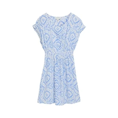 Abbildung von TOM Tailor Freizeitkleid für Kinder, Größe: 176, Fresh blue tie dye circle