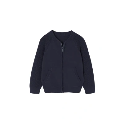Abbildung von Vertbaudet Strickjacke für Kinder, Größe: 158/164, Marine