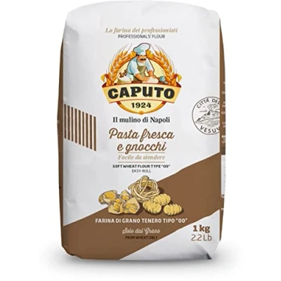 Abbildung von 4x Farina Molino Caputo Pasta fresca e gnocchi Napoli Mehl &quot;00&quot; 1kg + Italian Gourmet polpa 400g