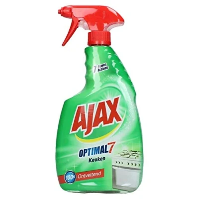 Abbildung von 6er Pack Ajax Küchenreiniger Optimal 7 entfernt leicht Fett von allen Küchenoberflächen 750 ml