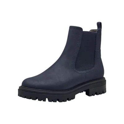 Abbildung von Tamaris Plateaustiefelette, Damen, Größe: 36, Navy Schuhe