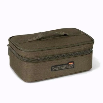 Abbildung von Fox Voyager 8 Pot Hakenköder Tasche (inkl. Behälter) Angeltasche