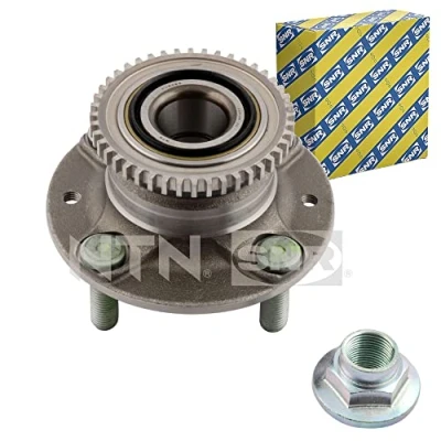 Abbildung von SNR R170.33 Radlagersatz Vorderachse rechts, links mit Gummilager 122mm MAZDA: MX 5 I, 2