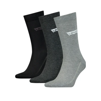 Abbildung von Levi&#039;s Classic 3 PACK Socken, Größe: 39 42, Grey combo