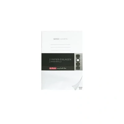 Abbildung von Herlitz 50034130 Refill für Notizheft flex, A5, 2 x 40 Blatt blanko, 1 Stück, Weiß