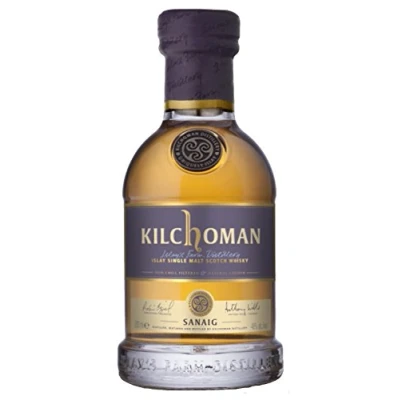 Abbildung von Kilchoman Sanaig bottled Islay Single Malt 0,2 Liter (halbe)