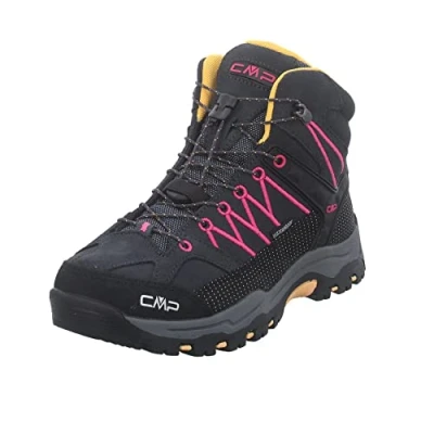 Abbildung von CMP Rigel MID Trekking WP Unisex Alpin/Bergstiefel antracitebouganville für Kinder, Größe: 37, Antracite bouganville Leder und textil