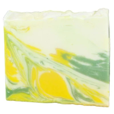 Abbildung von GREENDOOR handgesiedete Naturseife Ingwer Zitronengras, milde umweltfreundliche Seife vegan 100g aus der Naturkosmetik Manufaktur, Natur, natürliche Handseife, Geschenke
