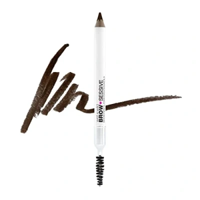 Abbildung von Wet n Wild, Brow Sessive Augenbrauenstift, Augenbrauenstift mit doppelter Spitze für dünne und dicke Augenbrauen, natürliche Formel, progressive Definition der Farbe, Dunkelbraun