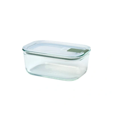 Abbildung von Mepal Frischhaltedose Glas EasyClip Glasschüssel mit Deckel &amp; Klickverschluss Geeignet für Mikrowelle, Dampfgarer, Ofen Gefrierschrank Luftdicht auslaufsicher 700 ml Nordic sage
