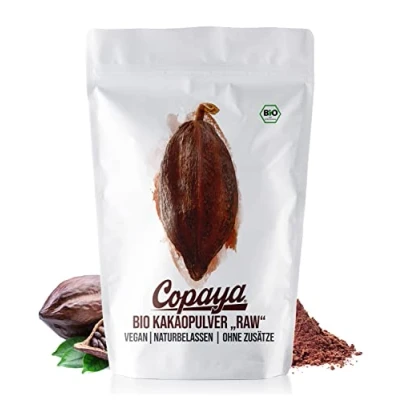 Abbildung von Copaya Kakaopulver BIO 1Kg, Rohkakao Pulver, 11% Fett, Stark Entölt