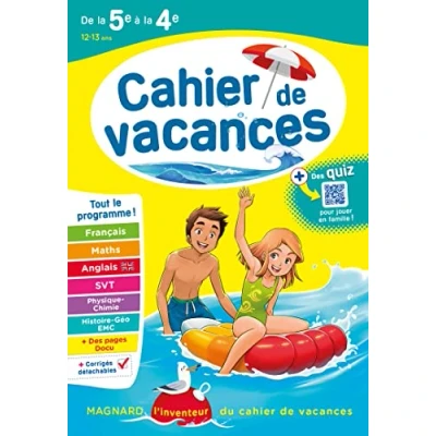 Abbildung von Cahier de vacances 2025, la 5e vers 4e: Magnard, l&#039;inventeur des cahiers