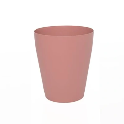 Abbildung von Sinoba Papierkorb rund moderner Mülleimer Papiereimer 788789, aus Kunststoff ideal für Kinderzimmer Küche Büro, 12 Liter Höhe 26,5cm