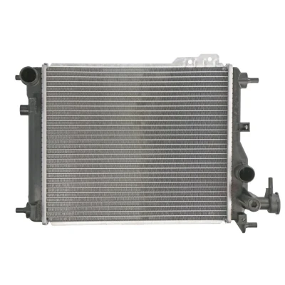 Abbildung von THERMOTEC D70513TT Kühler, Motorkühlung Aluminium für Fahrzeuge mit/ohne Klimaanlage 372 314 14 Schaltgetriebe Kühlrippen gelötet HYUNDAI: Getz