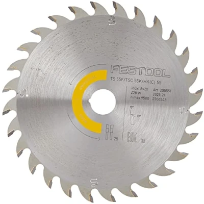 Abbildung von Festool 205551, Holz, 16 cm, 2 1,2 mm, TS 55 F, TSC K, HK and HKC 55, 10