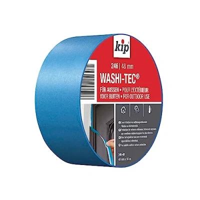 Abbildung von Kip Malerband für den Außenbereich, 48 mm x 50 m, außen bemalen und dekorieren, UV stabil, Blau