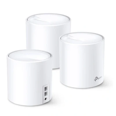 Abbildung von TP Link Deco X60 WiFi 6 Mesh System, 3er Set AX3000 Dual Band, 2x Gb LAN/WAN (pro Einheit)
