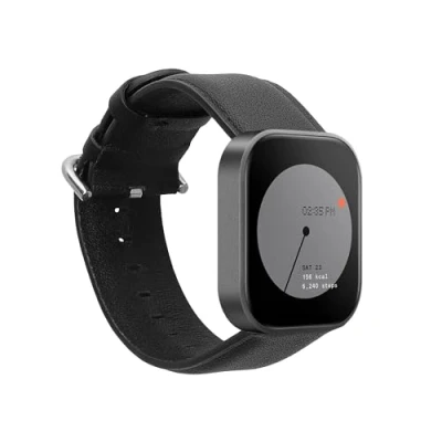 Abbildung von kwmobile Armband kompatibel mit CMF by Nothing Watch Pro (D395) Echtleder Fitnesstracker Sportarmband Band