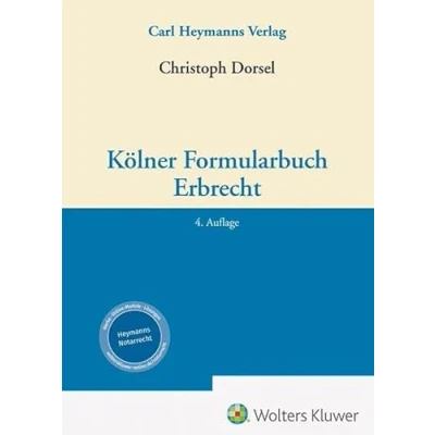 Abbildung von Kölner Formularbuch Erbrecht