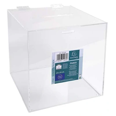 Abbildung von Exacompta Acrylglasbild 89058D Losbox/Einwurfbox 21cm, glasklar und robust, 1 Stück