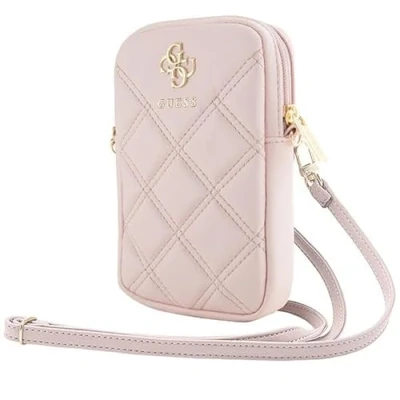 Abbildung von Guess Smartphonetasche Wallet Smartphone gesteppt rosa offiziell lizenziert