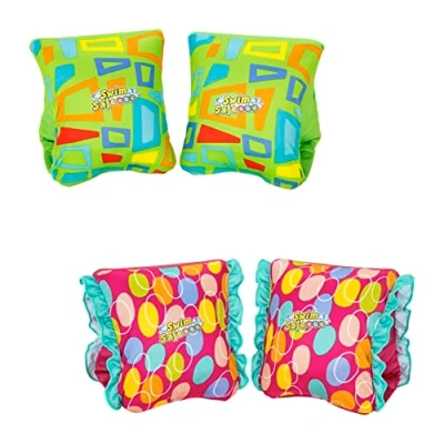 Abbildung von Bestway Swim Safe ABC Schwimmflügel mit Textilbezug Stufe C 3 6 Jahre, sortiert
