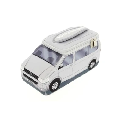 Abbildung von VW Collection by Brisa T5 Bulli BUS 3D Universal SCHMINK, Kultur Reiseta Kosmetiktasche, Größe: One Size, Silber