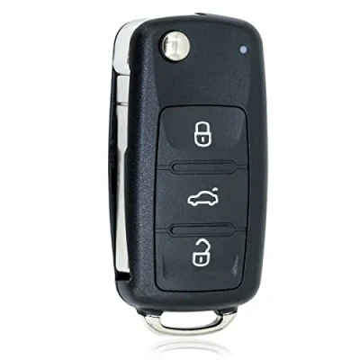 Abbildung von 3 Tasten Schluessel Gehaeuse Klappschluessel Fernbedienung Autoschluessel für Vw Golf Mk6 Beetle Jetta Polo Skoda Sharan Seat Tiguan Touran Octavia