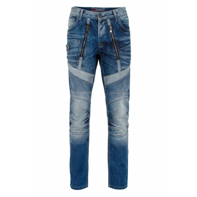 Abbildung von Cipo &amp; Baxx Jeans Straight Leg, Herren, Größe: 31x32, Blue