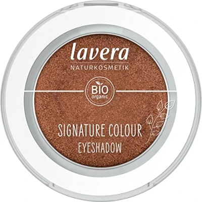 Abbildung von lavera Signature Colour Eyeshadow Amber 07 bronze Bio Mandelöl &amp; Vitamin E Vegan schimmernd Intensive Farbabgabe (1 Stück)