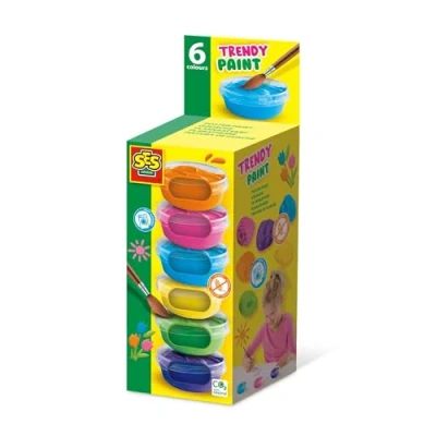 Abbildung von SES Posterfarben Modefarben6x45ml 00382 03821