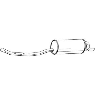 Abbildung von BOSAL 283 139 Endschalldämpfer BMW: 5 Limousine
